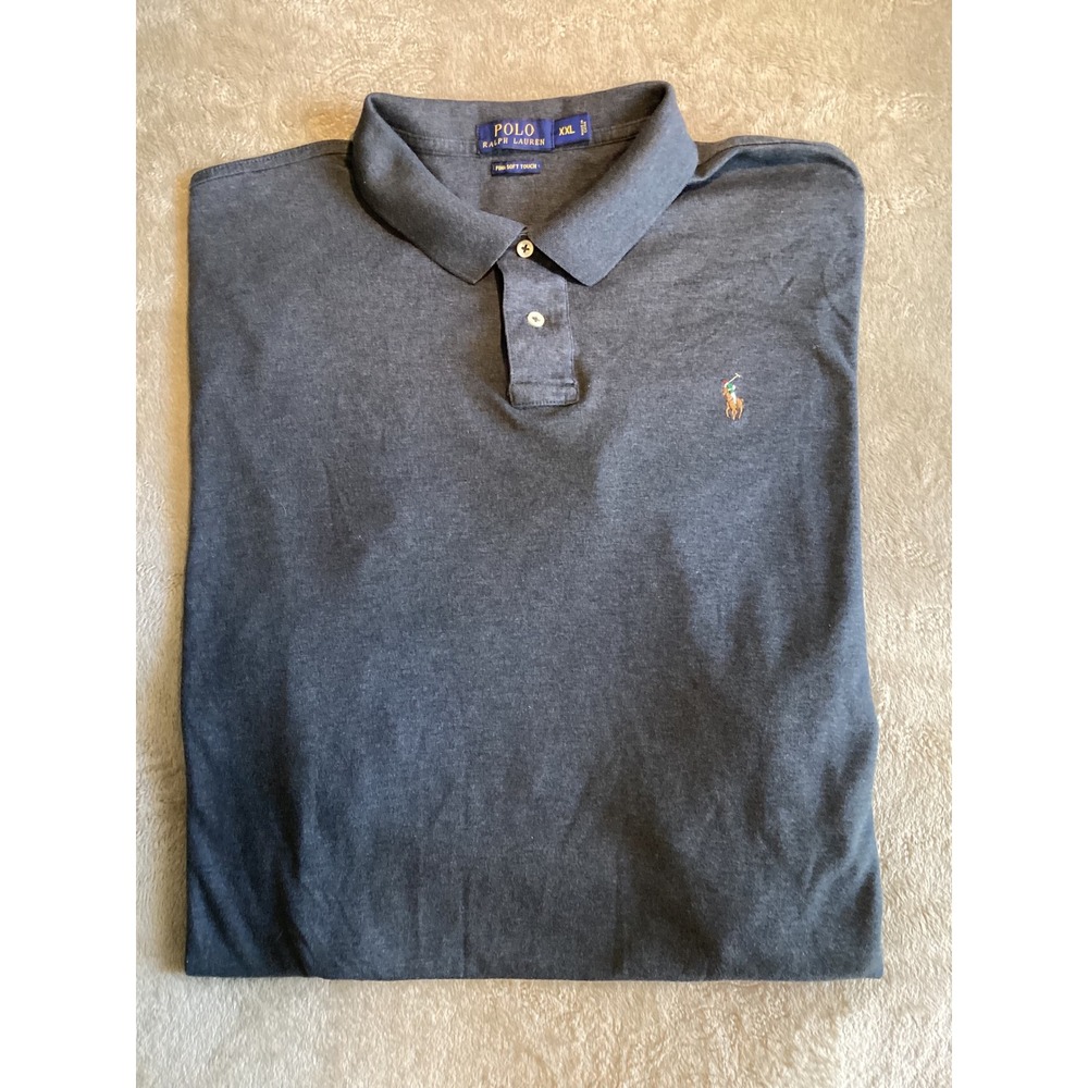 Polo‎ Ralph Lauren Soft Touch Polo Shirt Heather Gray XXL